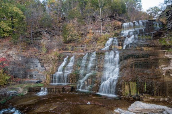 Where is Hector Falls near Watkins Glen, New York