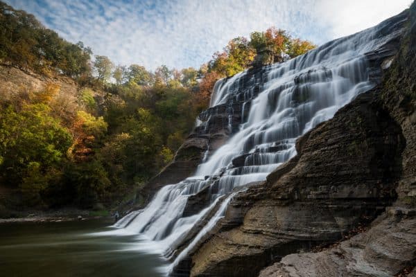 Ithaca Falls is a great Finger Lakes Waterfall to visit 