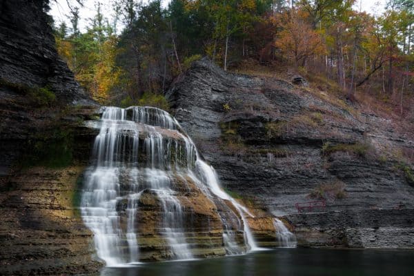 Lower Falls is Robert H. Treman State Park is one of my favorite Ithaca waterfalls