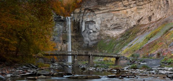 Taughannock Falls is one of the best Finger Lakes waterfalls