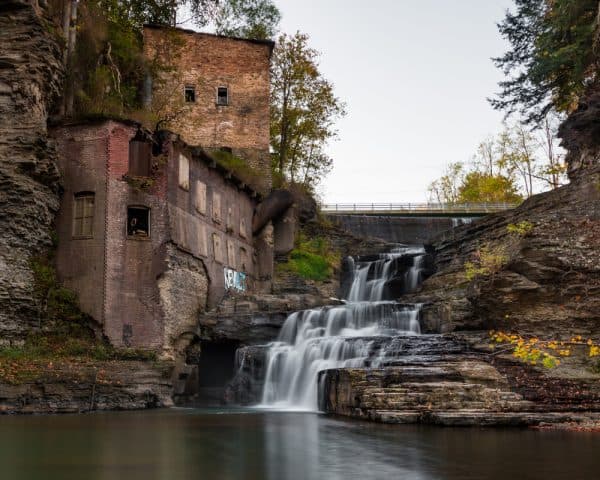 Well's Falls is one of the best hidden Finger Lakes waterfalls