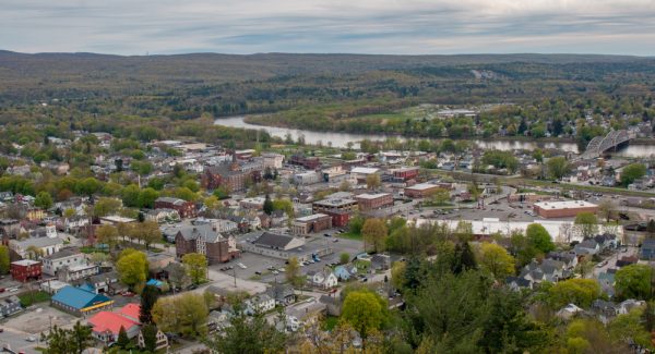 The view from Point Peter in Elk-Brox Memorial Park in Port Jervis, NY
