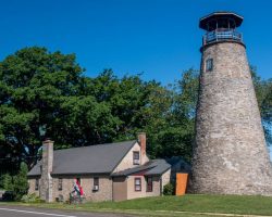 Touring Barcelona Lighthouse on the New York Shores of Lake Erie