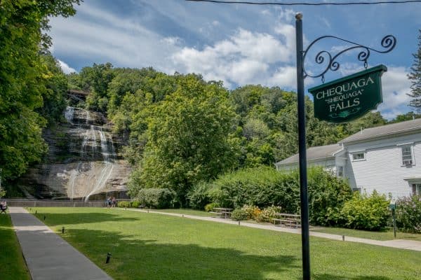 Park at Montour Falls, New York