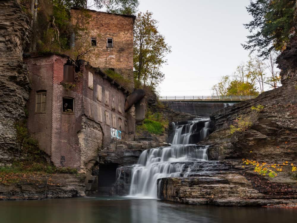 How to get to Wells Falls in Ithaca, New York