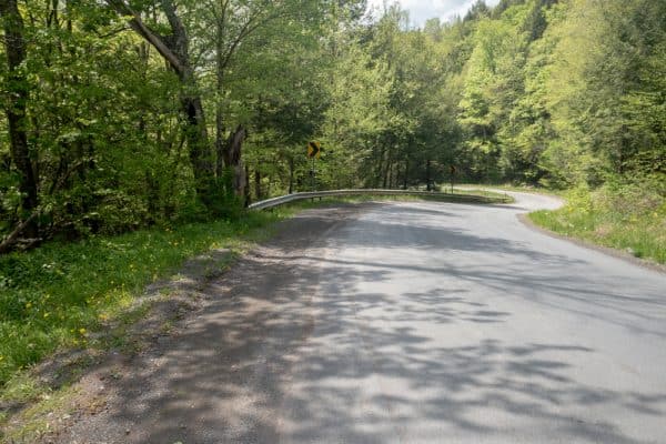 Barkaboom Road in Delaware County, New York