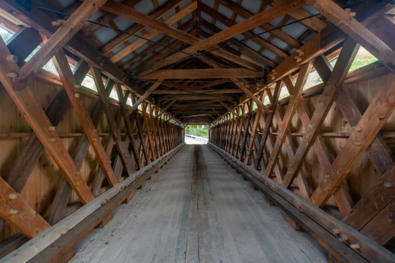 Visiting Beaverkill Covered Bridge in Sullivan County New York