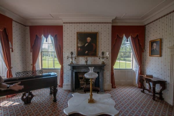 Parlor in Lindenwald in Kinderhook, New York