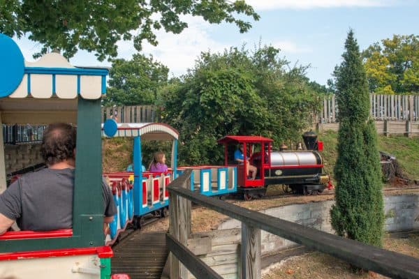 Train at Seabreeze Amusement Park in Upstate New York