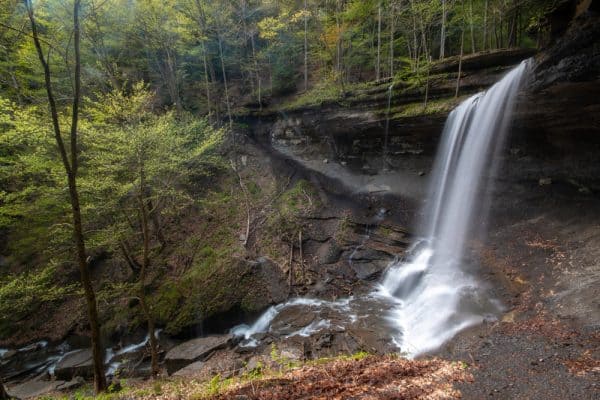 Tinkers Falls near Syracuse is one of the most beautiful waterfalls in the Finger Lakes