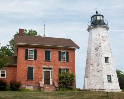 Climbing the Charlotte-Genesee Lighthouse Near Rochester