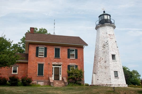 Visiting the Charlotte-Genesee Lighthouse near Rochester, NY