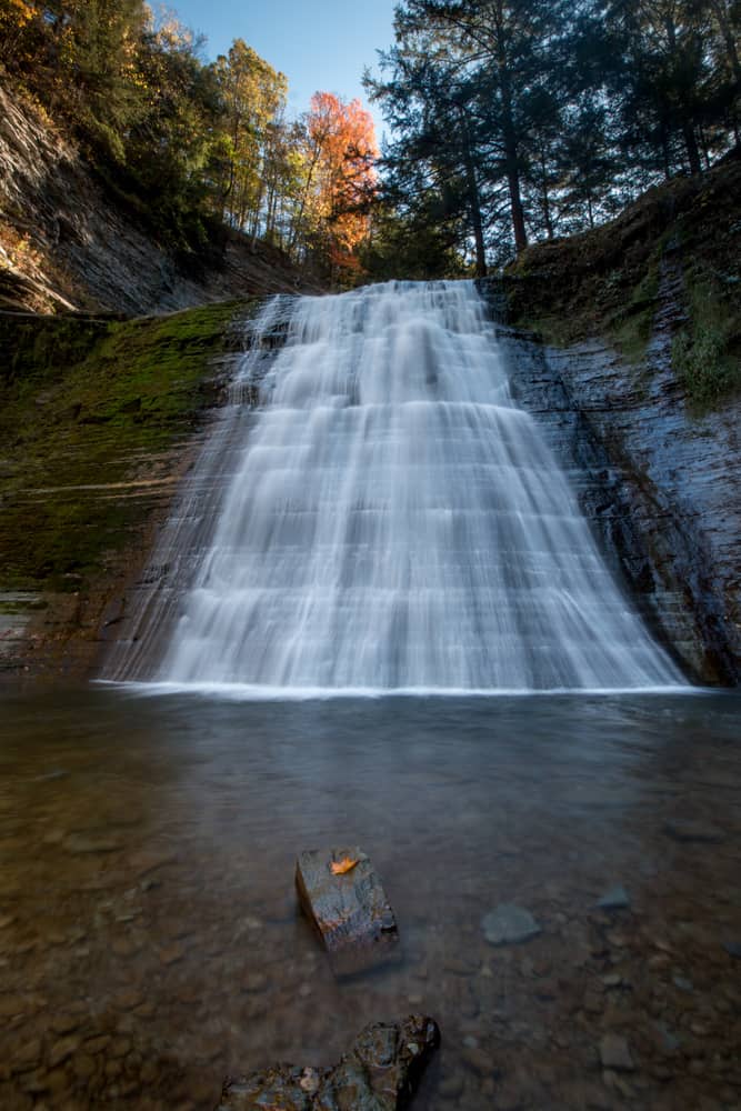 Hiking the Gorge Trail at Stony Brook State Park Near Dansville ...