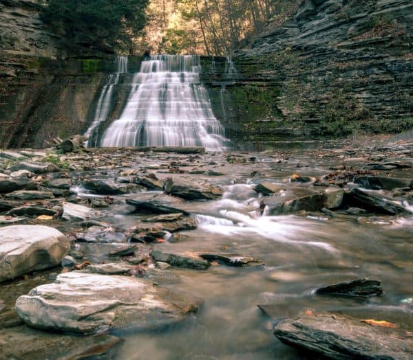 Middle Falls in Stony Brook State Park