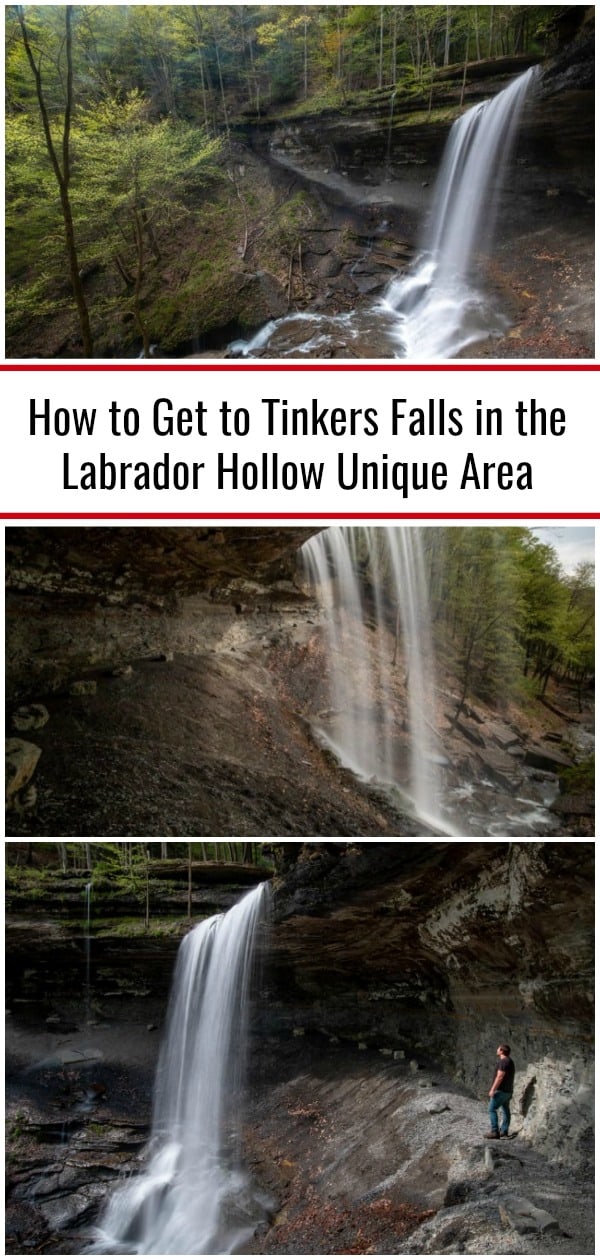 How to Get to Tinkers Falls in the Labrador Hollow Unique Area ...