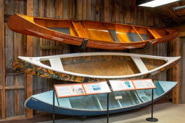 St Lawrence Skiff at the Antique Boat Museum in Clayton New York