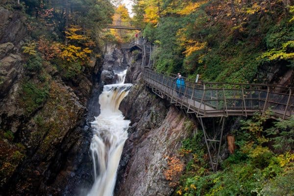 Hiking High Falls Gorge in Lake Placid NY