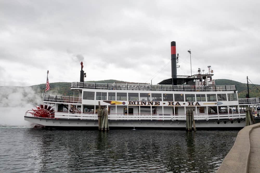 Taking A Lake George Boat Cruise On The Minne Ha Ha Paddlewheel 