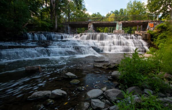 Papermill Falls is located near Avon, New York.