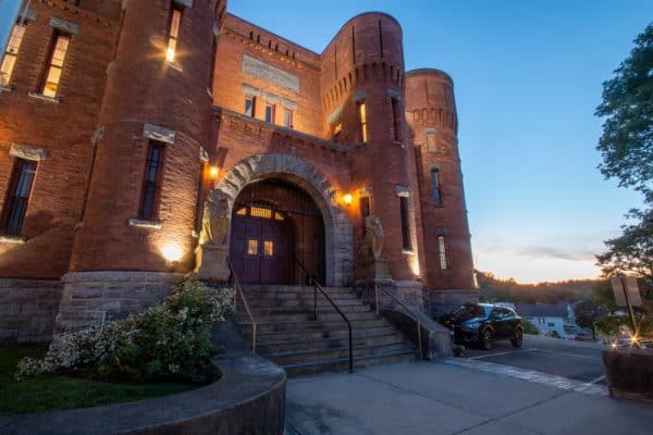 Exterior of Amsterdam Castle in Amsterdam NY