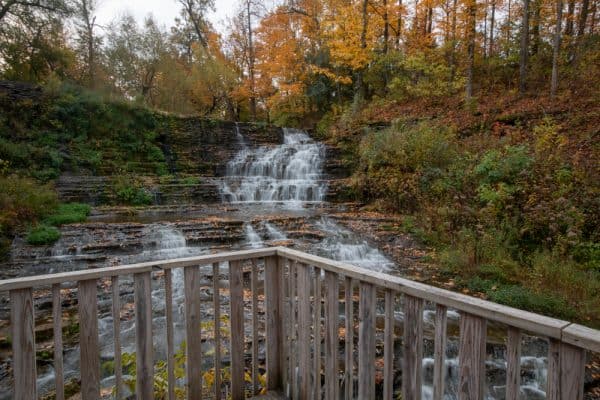 Burrville Cider Mill Falls in Watertown New York