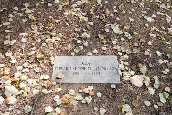 Duke Ellington's grave in New York City