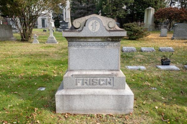 Frank Frisch Grave in the Bronx New York