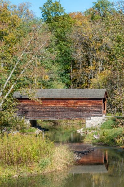 Hyde Hall Covered Bridge near Cooperstown, New York