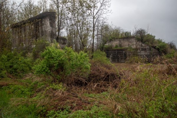 Lehigh Valley Railroad ruins in Phelps New York