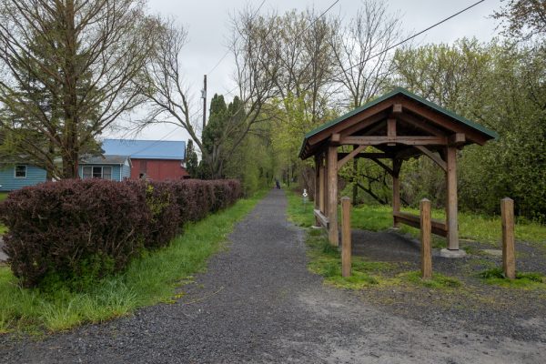 Ontario Pathways trailhead in Phelps New York