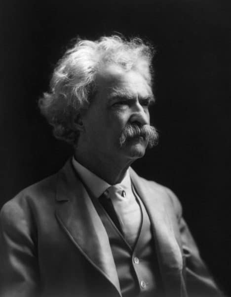 Portrait of Mark Twain