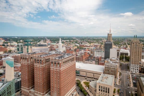 Buffalo from the Buffalo City Hall Observation Deck - New York