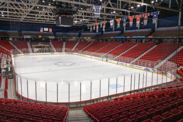 The 1980 Miracle on Ice area in Lake Placid NY