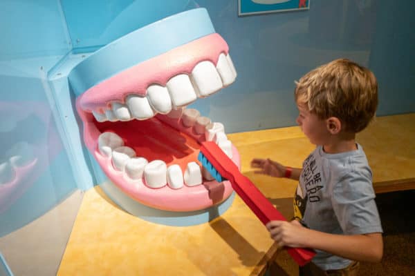 Child playing at the Strong Museum in Rochester NY