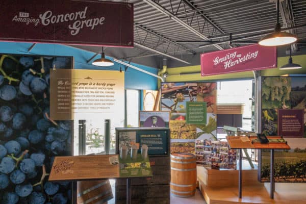Touring the Grape Discovery Center in Chautauqua County New York