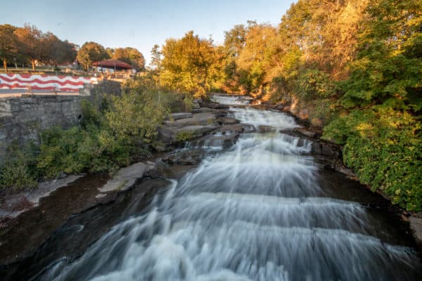 Lower Kirk Douglas Falls in Amsterdam New York