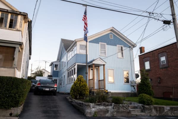 Kirk Douglas' childhood home in Amsterdam, NY.