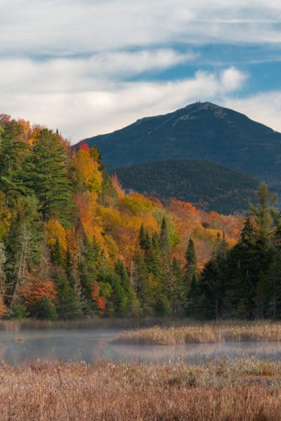 Fall in the Adirondacks with Whiteface Mountain in the background