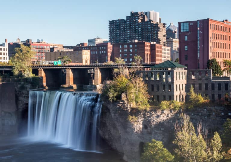 How to Get to High Falls in Downtown Rochester - Uncovering New York