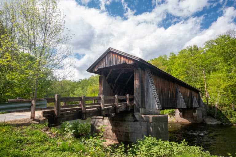 Visiting Livingston Manor Covered Bridge in Sullivan County