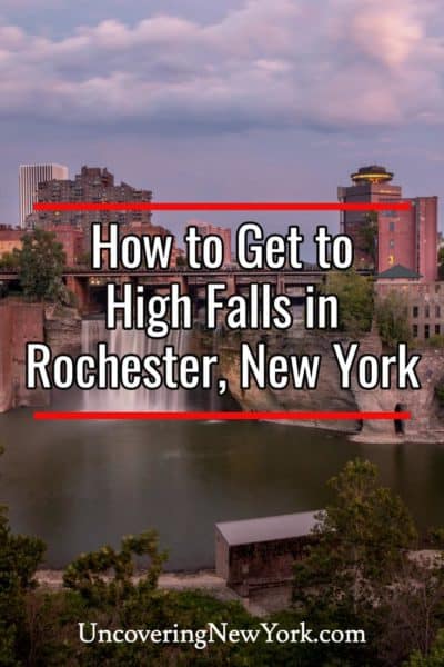 Wie kommt man zu den High Falls in Rochester, New York