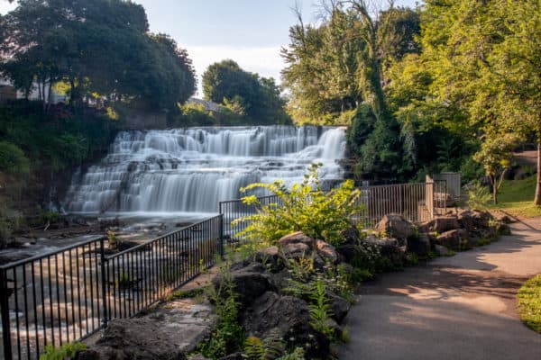 Glen Falls in Glen Park near Buffalo New York