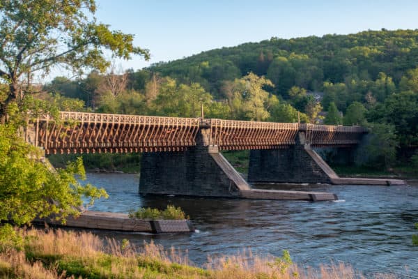 Roebling's Delaware Aqueduct in Minisink Ford New York