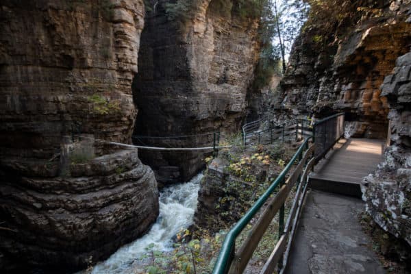 Puzzle of Ausable Chasm near Plattsburgh, New York