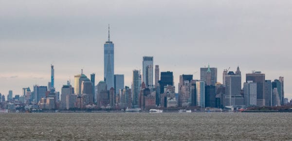 Manhattan Skyline From Staten Island, New York City