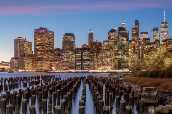 New York City Skyline from Brooklyn Bridge Park