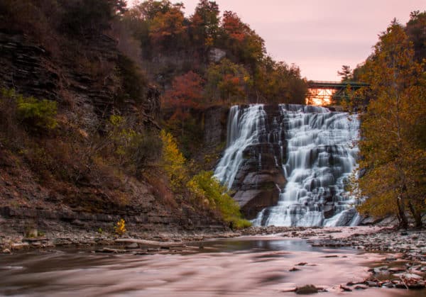 Puzzle of Ithaca Falls in the Finger Lakes