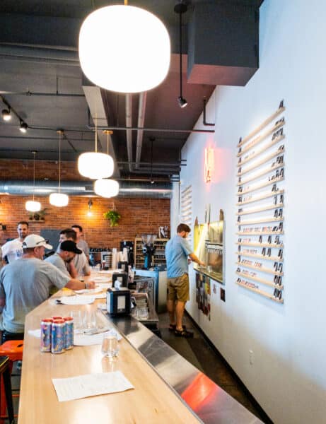 The interior of Fifth Frame Brewing in Monroe County NY