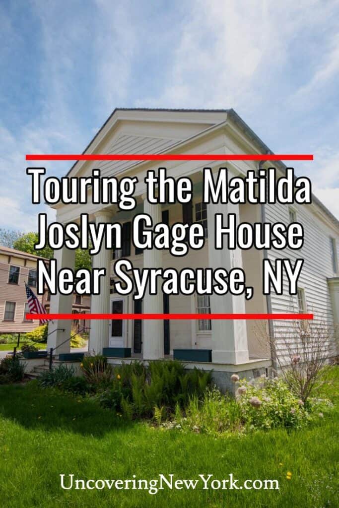 Touring the Matilda Joslyn Gage House near Syracuse New York