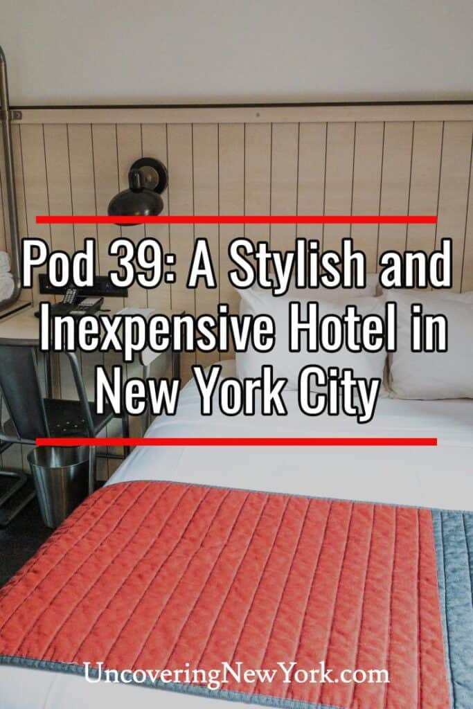 Review of Pod 39 Hotel in New York City